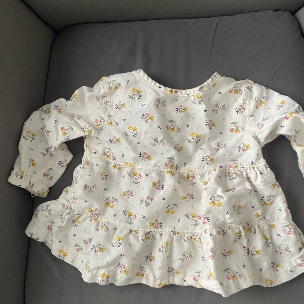 Floral Long Sleeve Baby Dress